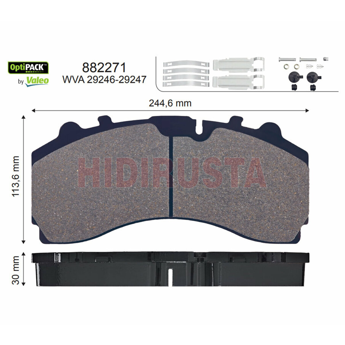 DISK FREN BALATASI AXOR 2011- ACTROS ON A0064201420, A0064205220